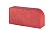 Кирпич радиусный полнотелый темно-красный Lode ROBIS F15 гладкий, 250*120*65 мм