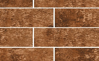 Теннесси-3Т коричневая клинкерная фасадная плитка под кирпич 245*65*7 мм, керамин