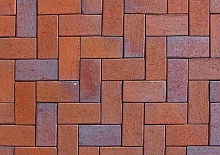 Тротуарная плитка / брусчатка Клинкерная ABC Eisenschmelz-bunt-geflammt (Еисенсчмелз-бунт-гефламмт), ригельный 240*78*52 мм