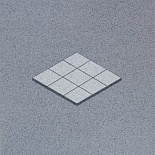 Клинкерная напольная мозаика ABC Trend Anthrazit-hellgrau 99*99*8 мм (90шт/м2)