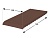 150*120*15 мм ОК15-03 коричневый, Клинкерный подоконник, отлив - фасад дома klinker