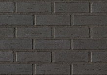 Клинкерная фасадная и интерьерная плитка облицовочная под кирпич Roben (Роббен) Aarhus-Anthrazit рельефная NF14, 240*71*14 мм