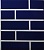 Глазурованная клинкерная фасадная плитка под кирпич ABC Dunkelblau 350 синяя, 240*52*10 мм