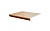 Клинкерная ступень флорентинер противоскользящая плитка Interbau Nature Art Goldbraun, 360*320*9,5 мм