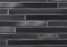 RIEGEL 50 456-schwarz-blau, 490*40*14мм Stroeher Клинкерная фасадная плитка под кирпич ригельная Langformat